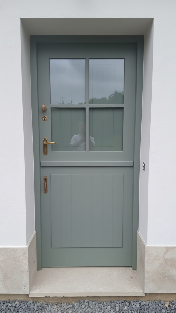 Puerta cuarterón con paño tipo modelo 15