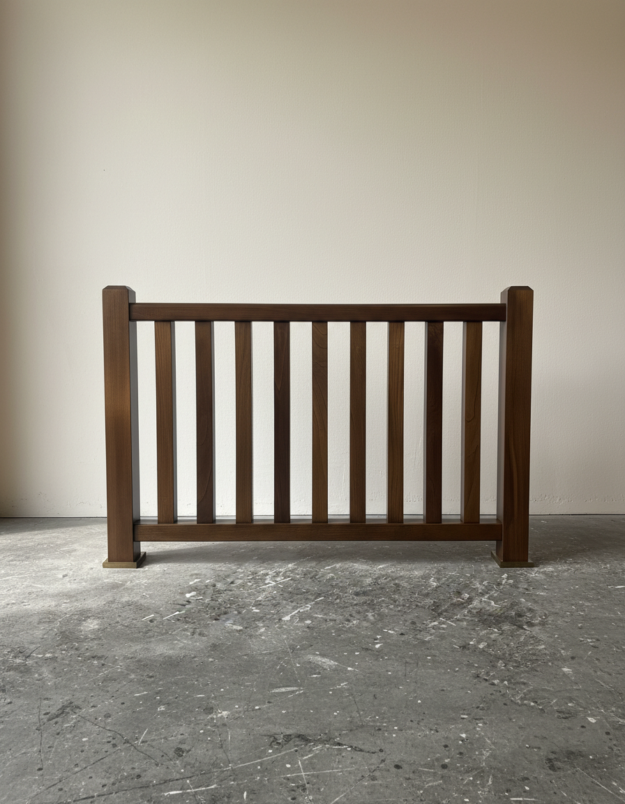 Pasamanos con reja recta