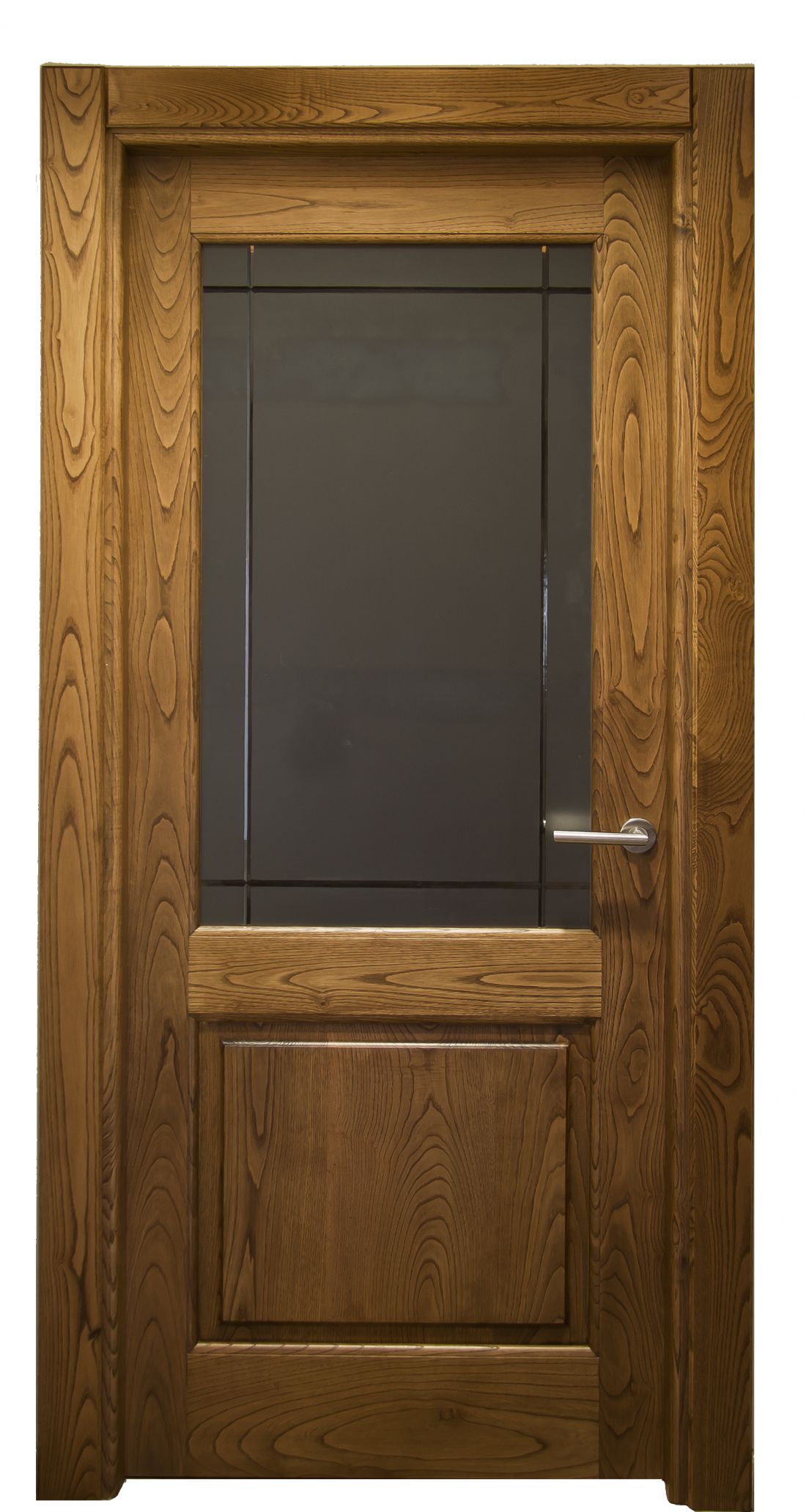 Puerta interior con vidrio
