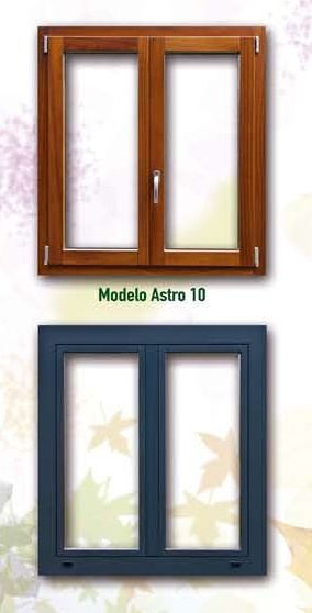 Ventanas mixtas madera aluminio ASTRO 10